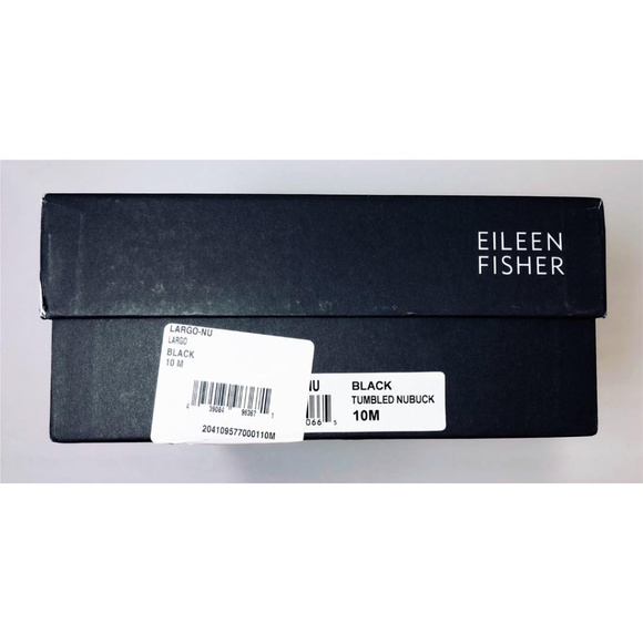 Eileen Fisher Black Espadrille Wedge Sandal Sz 10 - Picture 8 of 8